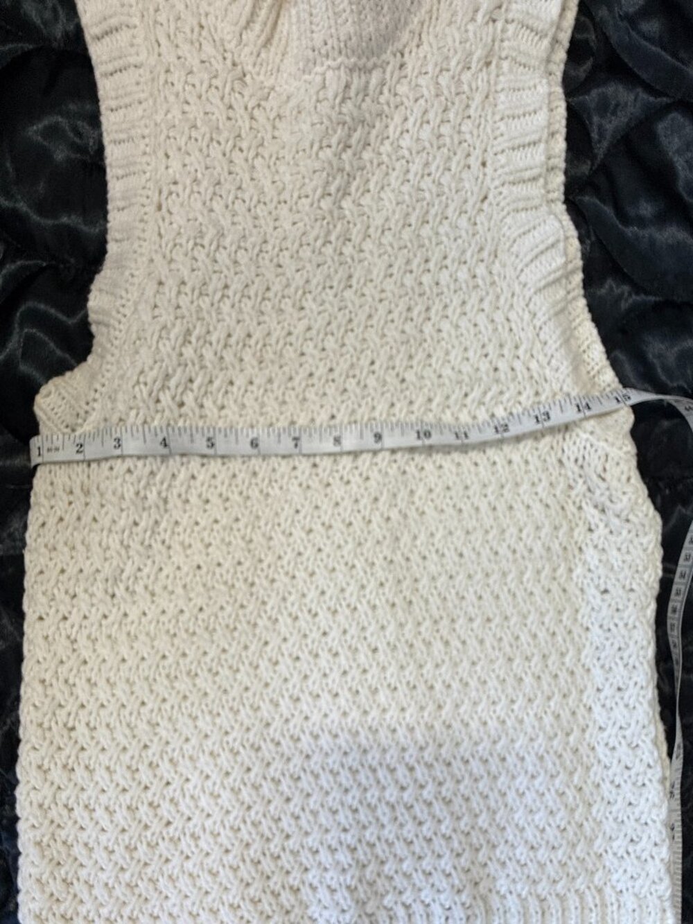 ELOQUII White Crochet Knit Crop Top Size 14/16 Plus Summer